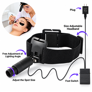 Professional UV LED Lash Headlamp for Eyelash Extensions