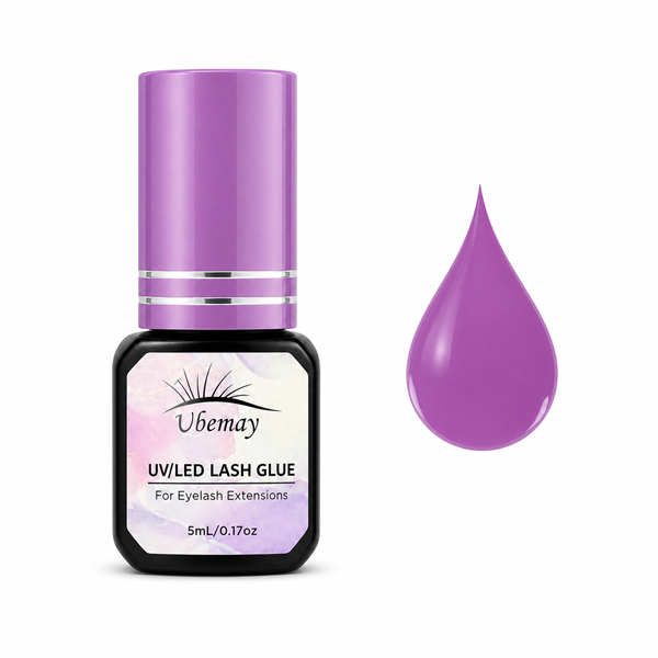 Professional Purple UV LED Lash Glue for Eyelash Extensions